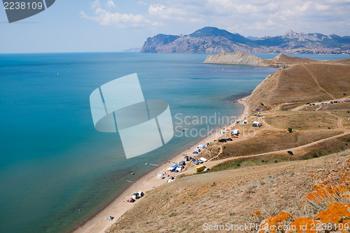 Image of Camping on the beach