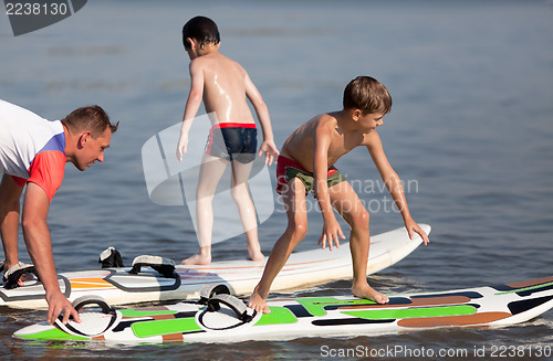 Image of Learning to surf