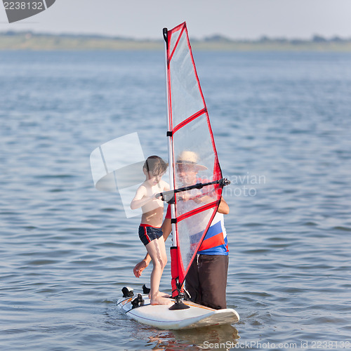 Image of Windsurfing for little