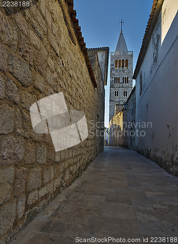 Image of Bell tower at morning light