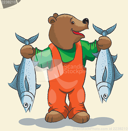 Image of Bear - fisherman