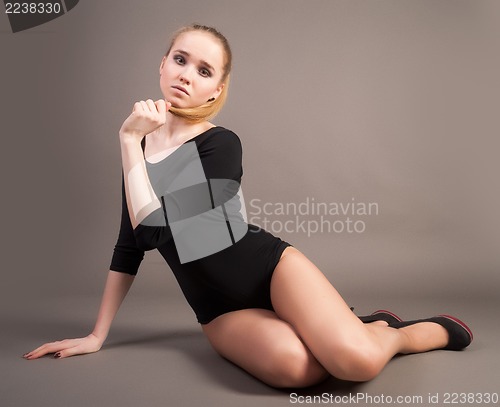 Image of flexible athletic woman