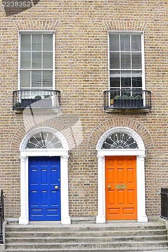 Image of Georgian doors in Dublin