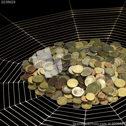 Image of money and web