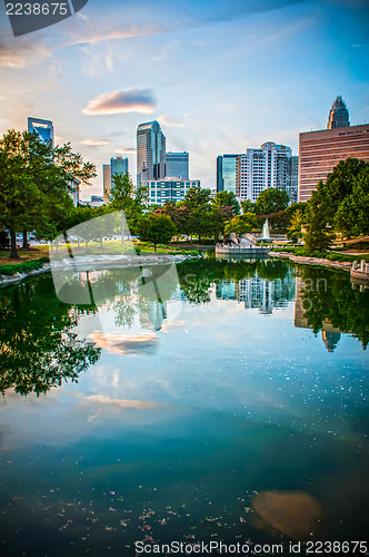 Image of Skyline of Uptown Charlotte, North Carolina.