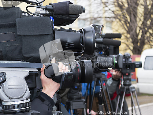 Image of Press conference