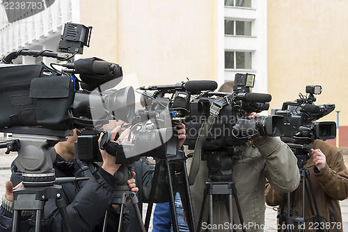 Image of Press conference