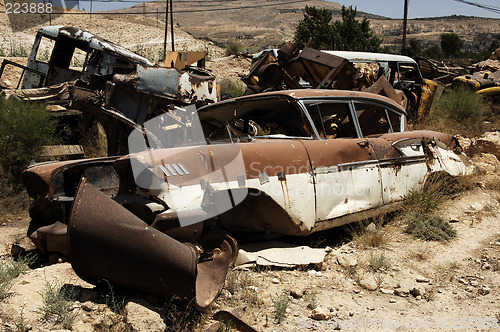 Image of Old American car