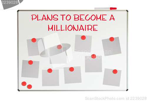 Image of How to become a millionaire with empty papers and magnets