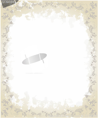 Image of Greeting card with lace.Illustration lace.