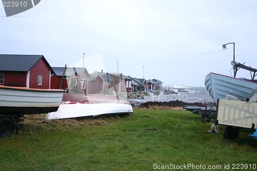 Image of harbour in sweden