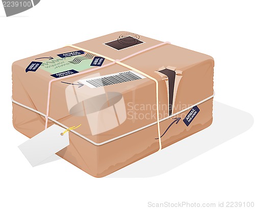 Image of Mail Package Illustration