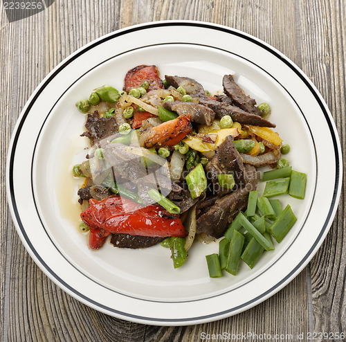 Image of Beef Meat With Vegetables