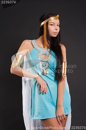 Image of Pretty girl in Cleopatra role