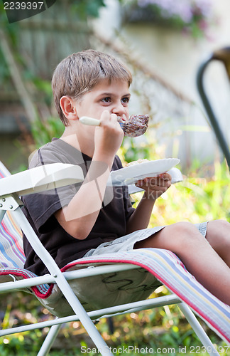 Image of Dinner outdoors