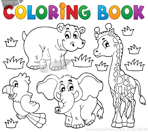 Image of Coloring book African fauna 1