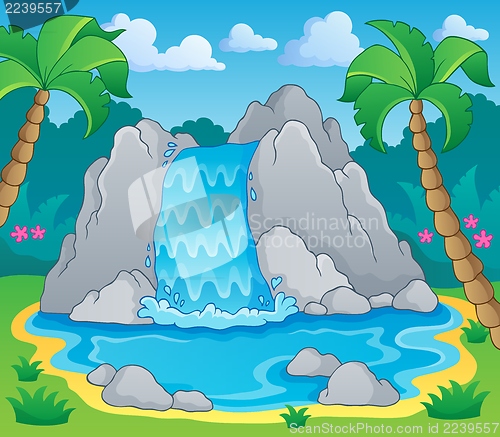 Image of Image with waterfall theme 2