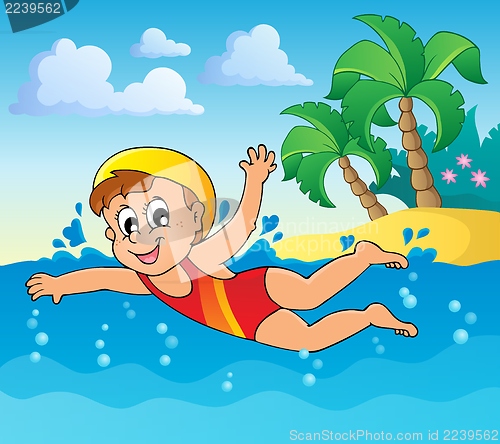 Image of Swimming theme image 2