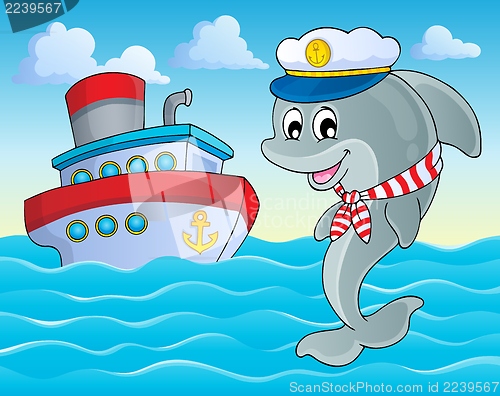 Image of Image with dolphin theme 2