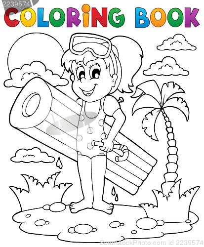 Image of Coloring book summer activity 2