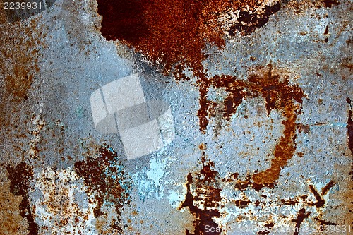 Image of Colored grunge iron background