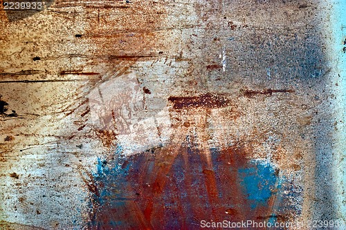 Image of Colored grunge iron background