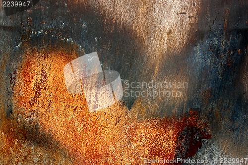 Image of Colored grunge iron background