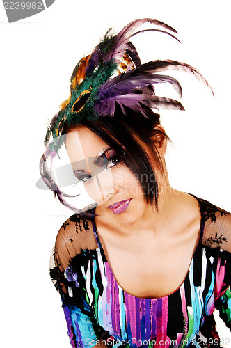 Image of Girl with mask.
