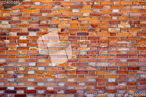 Image of Yellow brick wall.