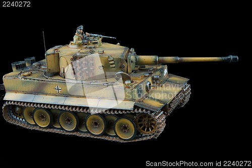 Image of German heavy tank of World War II model