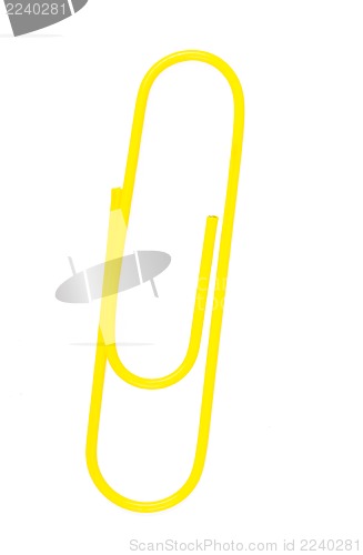 Image of yellow paper clip