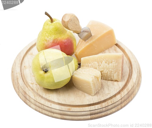 Image of cheese and fruit