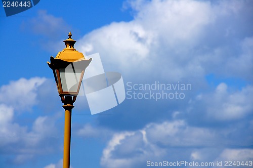 Image of Lantern and clouds
