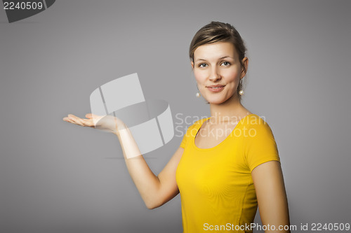 Image of woman presenting