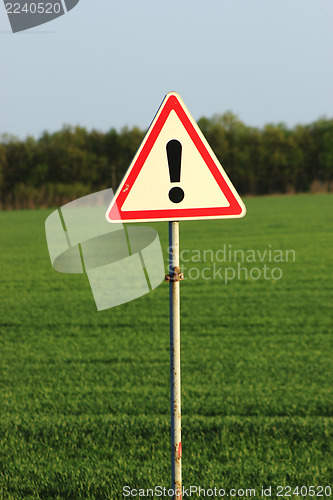 Image of Danger traffic sign