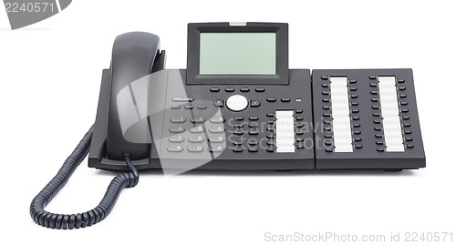 Image of voip phone isolated on white background