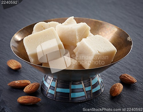 Image of bowl of marzipan