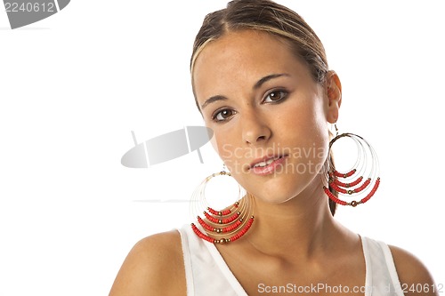 Image of real young beautiful woman