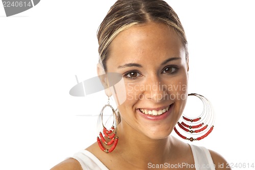 Image of real young beautiful woman