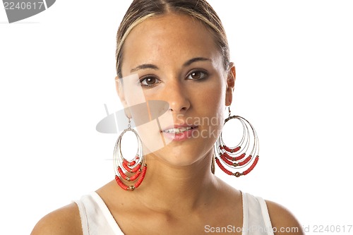 Image of real young beautiful woman