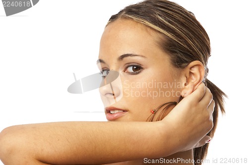 Image of real young beautiful woman