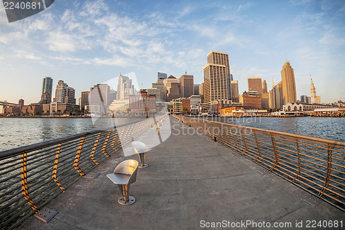 Image of San Francisco in fish eye