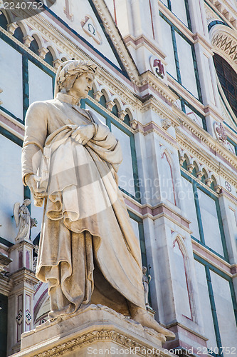 Image of Dante statue