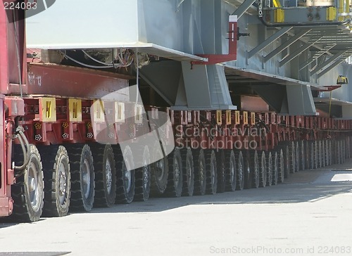 Image of Detail of heavy-lift equipment