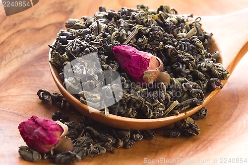 Image of Green tea whit rose