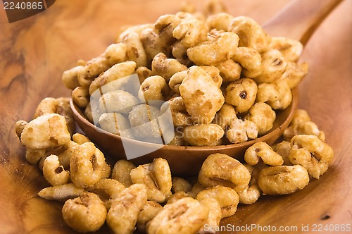 Image of Popped wheat grains