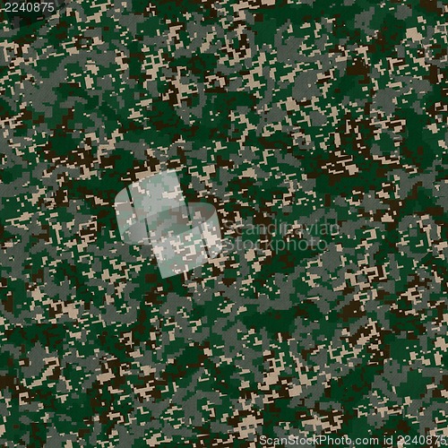 Image of Army Digital Camouflage. Seamless Texture.