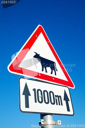 Image of Cow sign