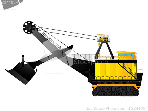 Image of Mining excavator