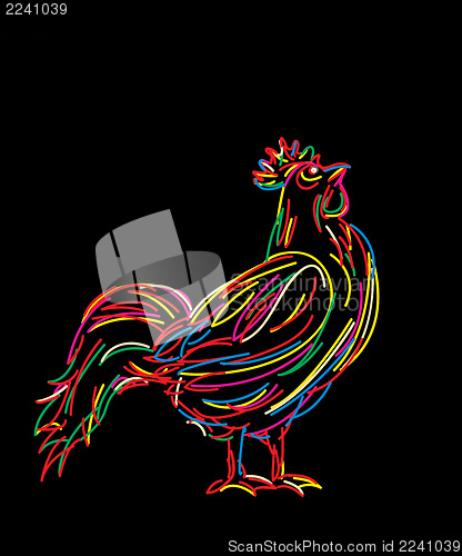 Image of Rooster sketch